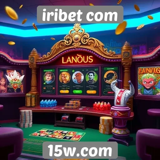 Variedade de jogos disponíveis no iribet com